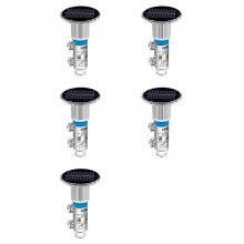 5X Waterproof Solar Signal Light Ship Mast Ocean Buoy Fishing Net Signal Outdoor