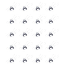 20X Gréement de Câble en Acier Inoxydable INOX Extra, Longueur: 15 M Diamètre: 1,0 mm
