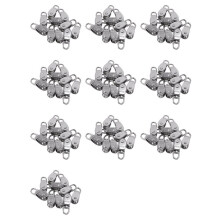 Bloc de Poulie de Grue M15 Grue de Levage Crochet Pivotant Poulie Simple Roue de Remorquage de Fil Suspendu 100 Pcs