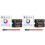 2X RF Touch Panel RGB LED Controller Kit, RGB LED Strip Lights Controller with RF Wireless Remote, for 5V 12V 24V 4-PIN 1