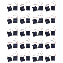 40 Pcs 1.5V 400mA 80x60mm Micro- Power Solar Cells for Solar Panels - DIY Projects - Toys - Battery Charger