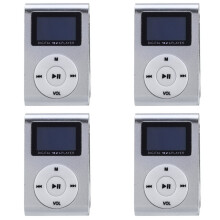4X USB Clip MP3 Player Video Screen Support 32GB Micro- TF Card