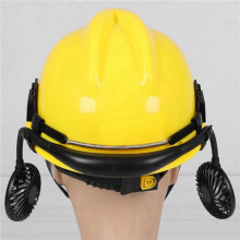 5X Safety Helmet External Fan 3 Speeds for Summer Cooling with Night Light Suitable for Most Helmets