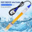 3X ORP Composite Electrode Probe ORP Replacement Sensor High Precision Probe for Laboratory Aquarium Hydroponics 5