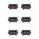 6pcs 90x78mm Square Binding Post Type Speaker Box Terminal Cup Wire Connector Board 1