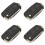 4X Replacement 2 Button Keyless Entry Remote Flip Folding Car Key Fob Shell Case and Button Pad Compatible with  MK4 1