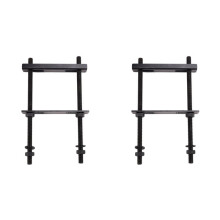 2X Trailer Spare Tire Mount, Spare Tire Mount for Utility Trailer, Universal Wheel Bracket Trailer Boat Spare Tire Mount