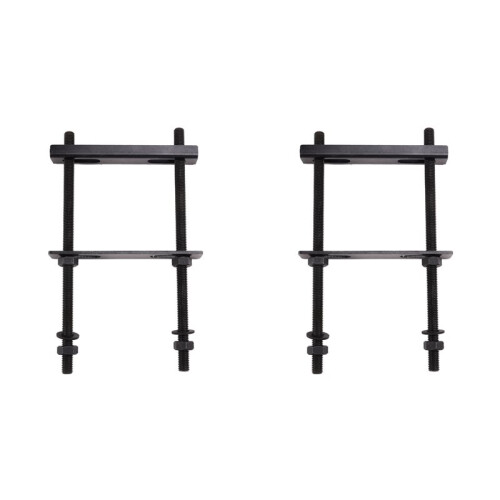 2X Support de Roue de Secours pour Remorque, Support de Roue de Secours pour Remorque Utilitaire, Support de Roue Universel pour Remorque, Support de