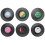 60pieces  Retro Vinyl Disc Drink Coasters 3
