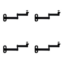 4X Foldable Projector Hanging Holder Wall Mount Stand with 1/4Inch Screw Size for Secure Ceiling and Wall Mounting Rack