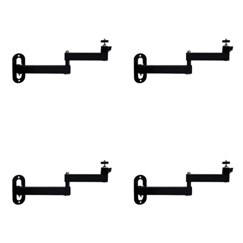 4X Foldable Projector Hanging Holder Wall Mount Stand with 1/4Inch Screw Size for Secure Ceiling and Wall Mounting Rack 1