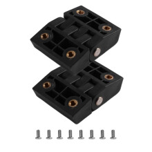 Motorcycle Rear Top Case Hinges Includes 4pcs Nylon Hinges 16pcs Screws Hardware Motorbike Tail Box Hinges