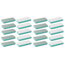 20 Pack Jewelry Buffer Blocks Silver Buffing Polishing Blocks Silver Shiny Block Double-Sided Sanding for Wooden