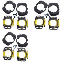 6X Upgraded Aerodynamic Cleats Bicycle Pedal Bike Pair Pedals Cleats Protection Cover for WAHOO Speedplay Zero,Black