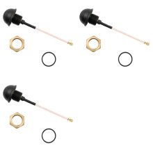 3X Antenne Wi-Fi 2,4 GHz, Étanche, Connecteur IPEX1, Câble Coaxial RF 1,37, 50 W, 6 DBi, 2 400-2 500 MHz, 10 cm