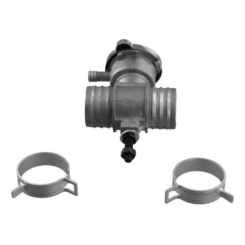 2X 5058482AD for   Compass  Caliber Upper Radiator Coolant Hose Connection Three-Way Valve Upgrade 2
