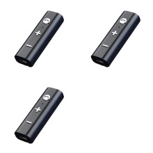 3X 5.0-Empfänger für 3,5-mm-Klinkenkopfhörer, Kabelloser Audioadapter, AUX-Musiksender für Kopfhörer, Autolautsprecher