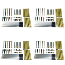Woodturning Slimline Pen Kit Set of 20 Mixed Colours, with Twist Mechanism