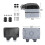 2X Outdoor Socket  Outdoor Wall Socket Garden Socket Surface-Mounted Protective with Hinged Lid EU Plug B 5