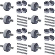 24 Pcs Front Wheels for  Vacuum Cleaner NV350 NV351 NV352 NV355 NV356E NV500 NV501 NV502 and More