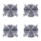 40pcs Computer PC Cooling Fan Mesh Cover Metal Fan Shield -120mm 1