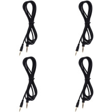 4X High Quality 2.5mm Male to 3.5mm Male Audio Adapter Cable Work with Car AUX Male to Male (1.5m)