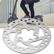 2 Satz 120-mm-Bremsscheibe mit 10 Schrauben, Edelstahl-Fahrradbremsscheibe für PRO PRO2 Elektroroller