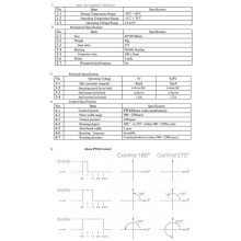 2X RDS3115 15KG Robot Servo Dual-Axis Shaft Servo Metal Gear Digital Servo for Robot Arm DIY Servo