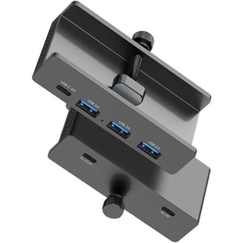 2X USB HUB Clamp USB 3.0 Splitter Adapter for    Desktop PC Accessories USB Extension Hub Clip 2