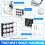 2X Acrylic   Display Case Wall Mounted   Holder 3 Layer Clear Display Box for 12 Balls 5