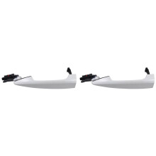2X Exterior Door Handle Door Handle Car Accessories 51217433843 for X5 F15 X6 F16 White