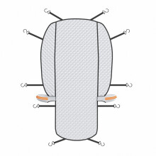 1pc Car Windshield Snow Cover, Portable Car Windshield Snow Shield. It Provides Snow Protection, Frost Protection