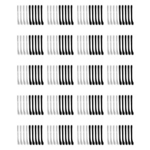 180 Pcs Thick Non-Slip Elastic Sport Headbands Hair Headbands,Exercise Hair for Women and Men(Black, Grey)