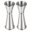 4 Pcs Jigger for Bartending, Cocktail Jigger 2 Oz 1 Oz , Bar Accessories, Cocktail Measuring Cup, Silver 2