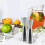 4 Pcs Jigger for Bartending, Cocktail Jigger 2 Oz 1 Oz , Bar Accessories, Cocktail Measuring Cup, Silver 7
