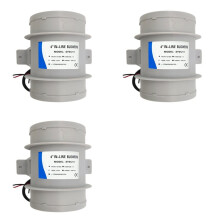 3pcs 4 Inch in- Blowers Boat Bilge Blower Cool Fan Marine Cabin Ventilation 12V,RV and Marine Accessories