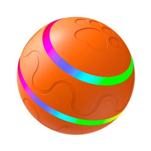 Interactive Cat Ball Toy Automatic Rolling Light Up Pet Toy with Remote Control 1