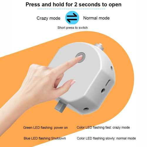 Interactive Cat Ball Toy Automatic Rolling Light Up Pet Toy with Remote Control 2