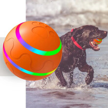 Interactive Cat Ball Toy Automatic Rolling Light Up Pet Toy with Remote Control