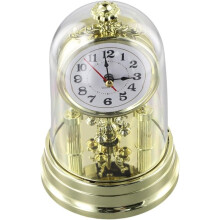 Horloge de Bureau de Style Européen Classique avec Pendule et Carillon, Horloge Silencieuse Rétro pour Salon, Chambre ou Cheminée B