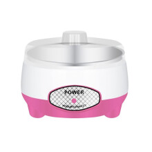 Yaourtière Rose Compacte, Yaourtière Grecque, Yaourtière Maison Bio, Compatible avec les Normes UE