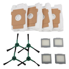 Kit di Ricambio per Max 705: Filtri, Sacchetti e Spazzole Laterali.