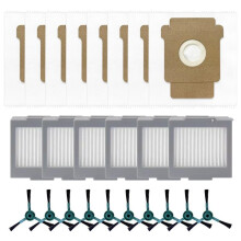 Kit de Piezas de Repuesto para Max 705. Incluye Filtros, Bolsas y Cepillos Laterales. Accesorios para Aspiradora Robot.