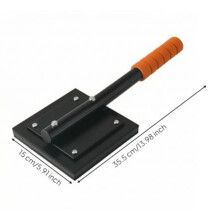 Ergonomic Tapping Block with PE Handle, Medium, 8-Layer Clamp, 355mm Length, 150x150x22mm Base