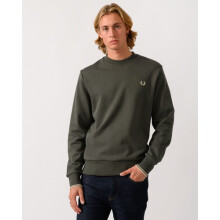 (L, Green) Fred Perry Sweatshirt in Green