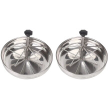 2X Stainless Steel Piglet Feeding Trough for Production Bed and Care, Hygienic