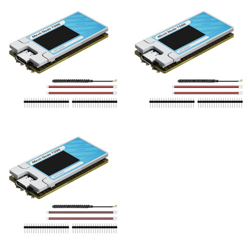 3X Heltec Mesh Node T096 Devboard Meshtastic NRF52840 Tracker LoRa Node SX1262  for MeshCore LoRaWAN 863-928MHz