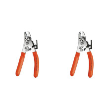 2X 7 in 1 Fiber Stripper Stainless Steel Cable Stripper Optical Cable Stripper Wire Strippers Fiber Optic Tools for FTTH