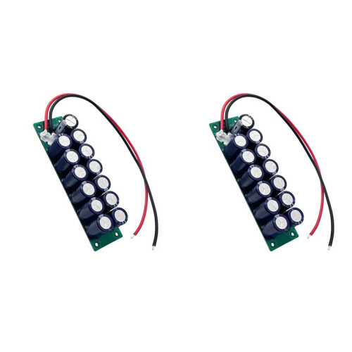 2X New 24V 2.5F Super Capacitor Module 33V Working Voltage 36V Max Voltage 80A Instant Current Super Capacitor 1