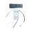 2X Replacement Remote Control for Invisible Fan Light with  Inverter and Stepless Dimming Ceiling Fan Light Controller 3